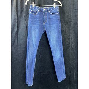 Zara Womens Premium Collection Medium Wash Ankle Length Skinny Jeans Size 4